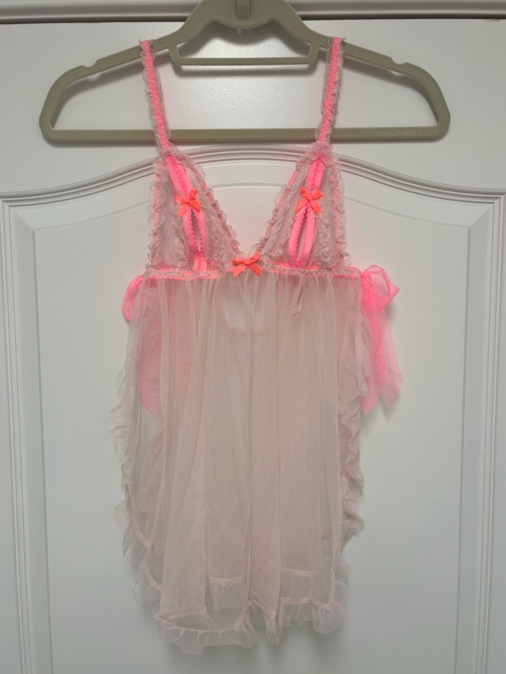 Victoria’s Secret | Sheer Pink Babydoll Nightie